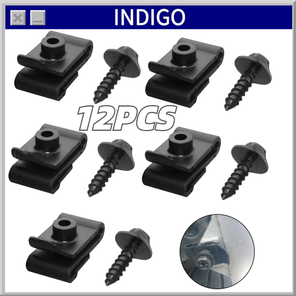 12PCS Dudukan Baut/Klip Bumper/Klip Bumper Depan Belakang Mobil/klip Bumper Motor/Klip Bumper Liner