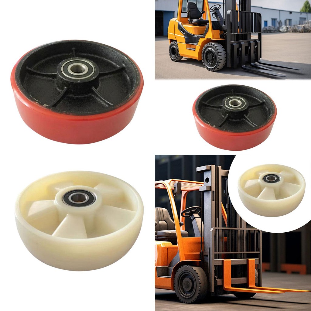 Forklift Caster 180mm Diameter Manual Truck Fittings for Industrial Trolleys