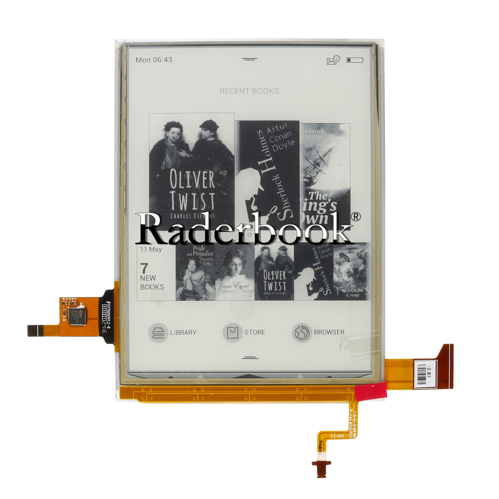 6 in ED060XH8 lcd and Tou panel with backlight For Kobo Aura Etion 2 Reader ebook Screen matrix For 