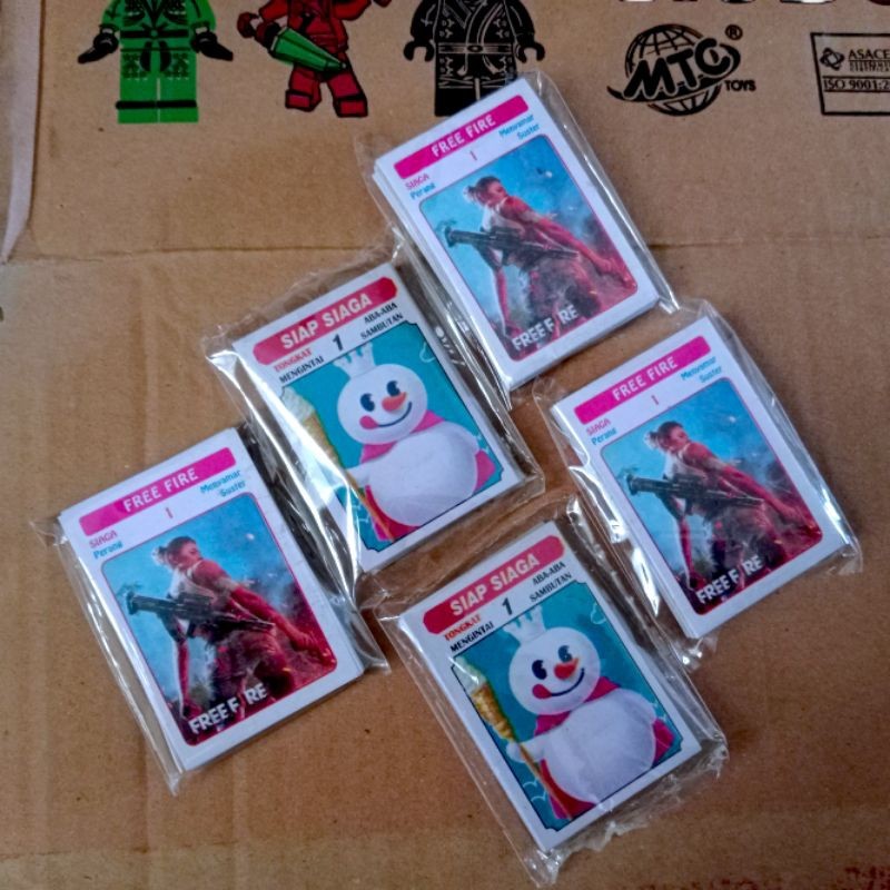 [ ZAGI COLLECTION ] KARTU KWARTET 32 LEMBAR / MAINAN KARTU WAYANG / KARTU KWARTET 1 PLASTIK