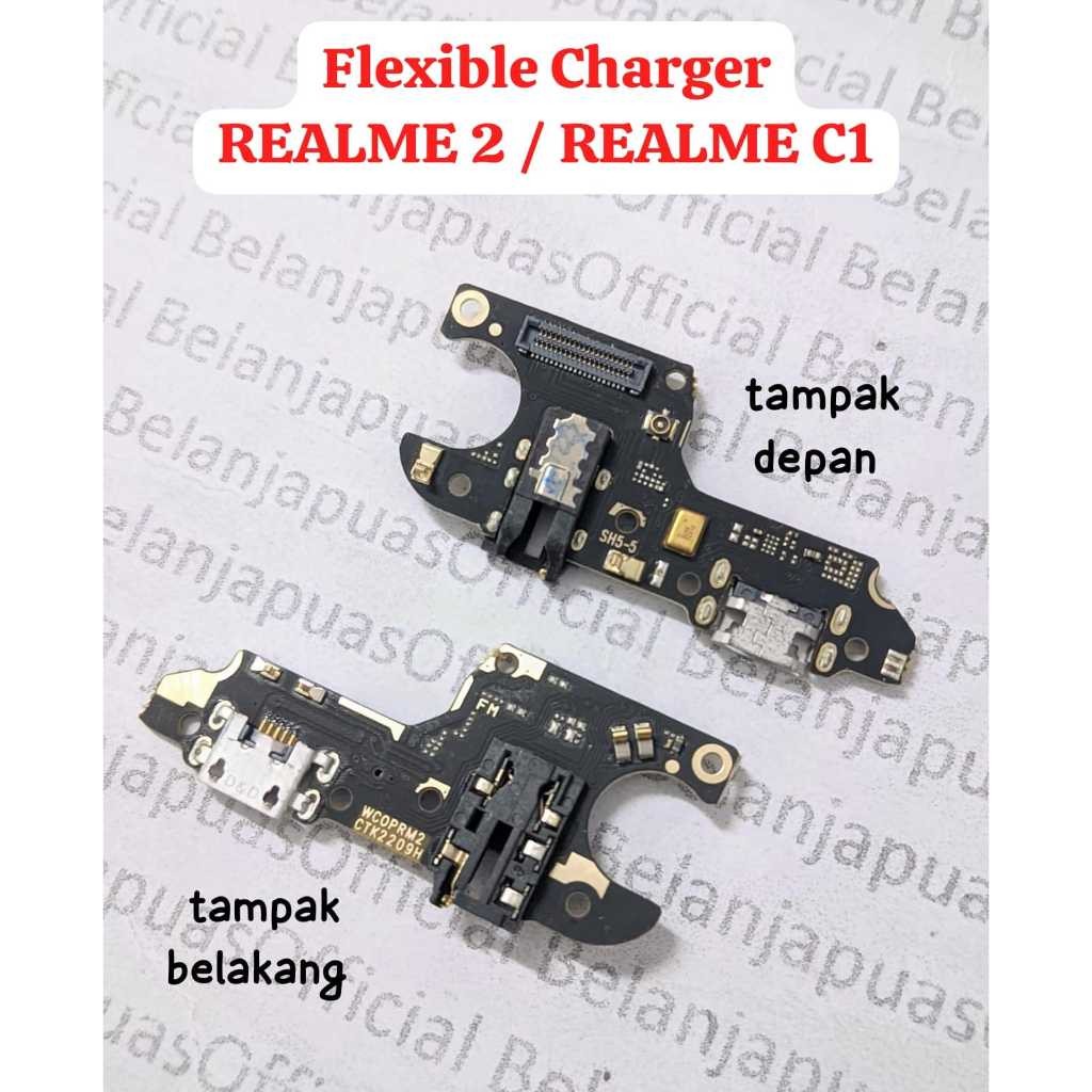 Fleksibel Flexible Konektor PCB Papan Cas Charger REALME 2 / REALME C1