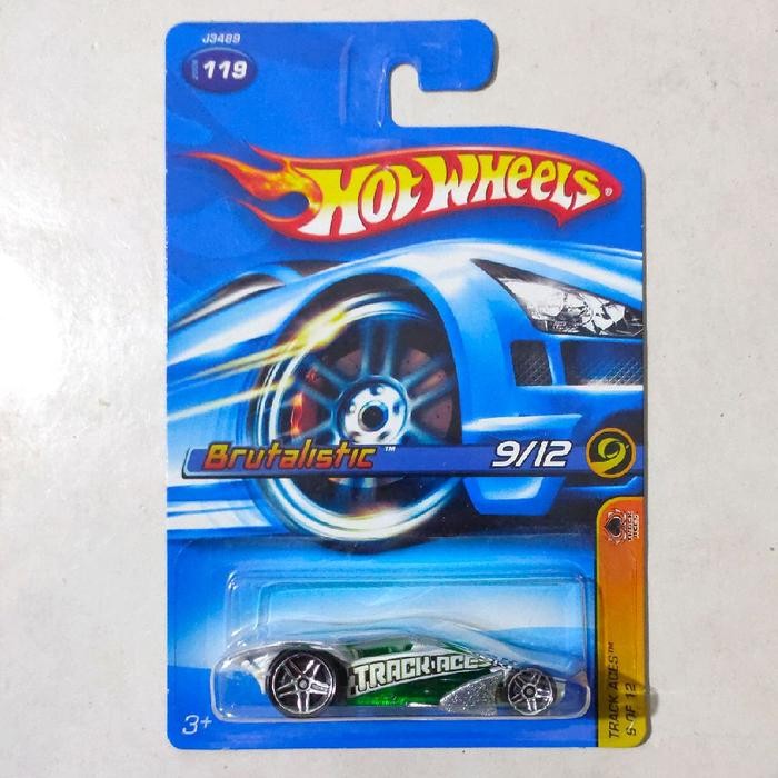 Hotwheels Hot Wheels Brutalistic putih 2006 Track Aces