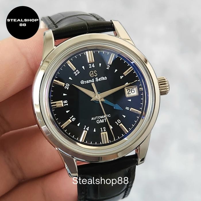 Seiko mod GS Black NH34 GMT Automatic