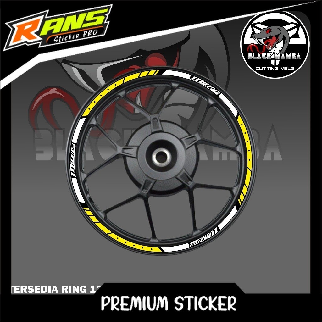STICKER VELG MIO M3 - STIKER LIS LIST VARIASI BAN/VELG MIO M3 A03