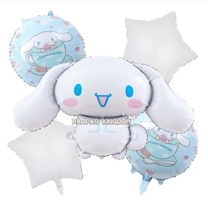 Cinnamoroll Kuromi My Melody Anime Kawaii Balloon Baby Shower Party Decoration Metallic Birthday Arr