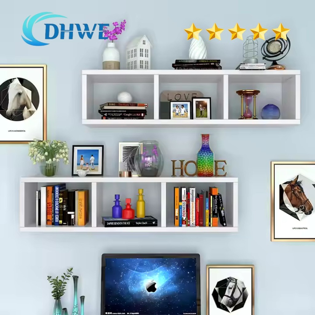 DHWE Rak Kabinet Dinding Modern 2 Sekat & 3 Sekat