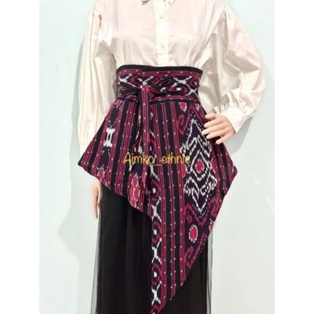 Obi Belt Tenun ikat - obi tenun - ikat pinggang tenun - ikat pinggang ethnic troso