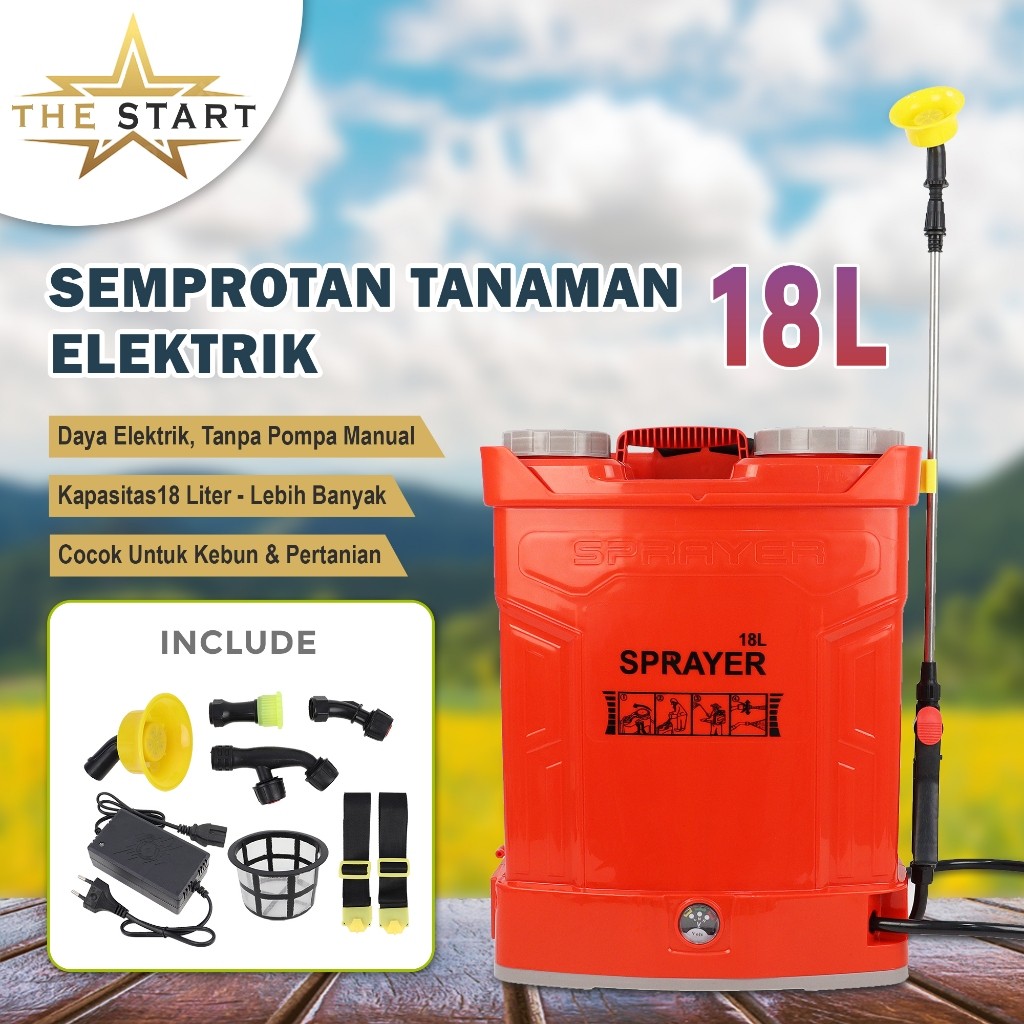 ALAT SEMPROT HAMA PENYEMPROT SPRAYER ELEKTRIK Alat Semprot 18L Semprotan Tanaman Pertanian