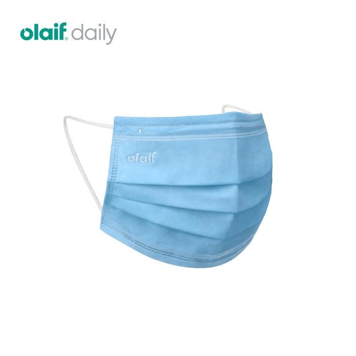 B2 Olaif 4 Ply Surgical Face Mask - 50 pcs - Medical Mask / Masker Medis / Ear Loop - PutihTbk