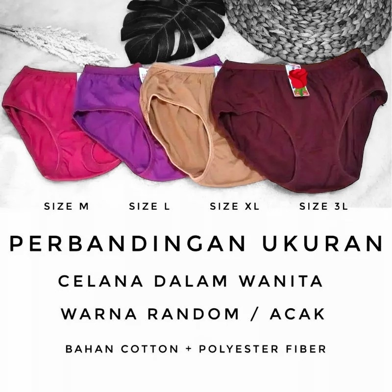 1 LUSIN CD Wanita / celana dalam / cd wanita dewasa / sempak wanita / cd dewasa / dalaman cewek / ce
