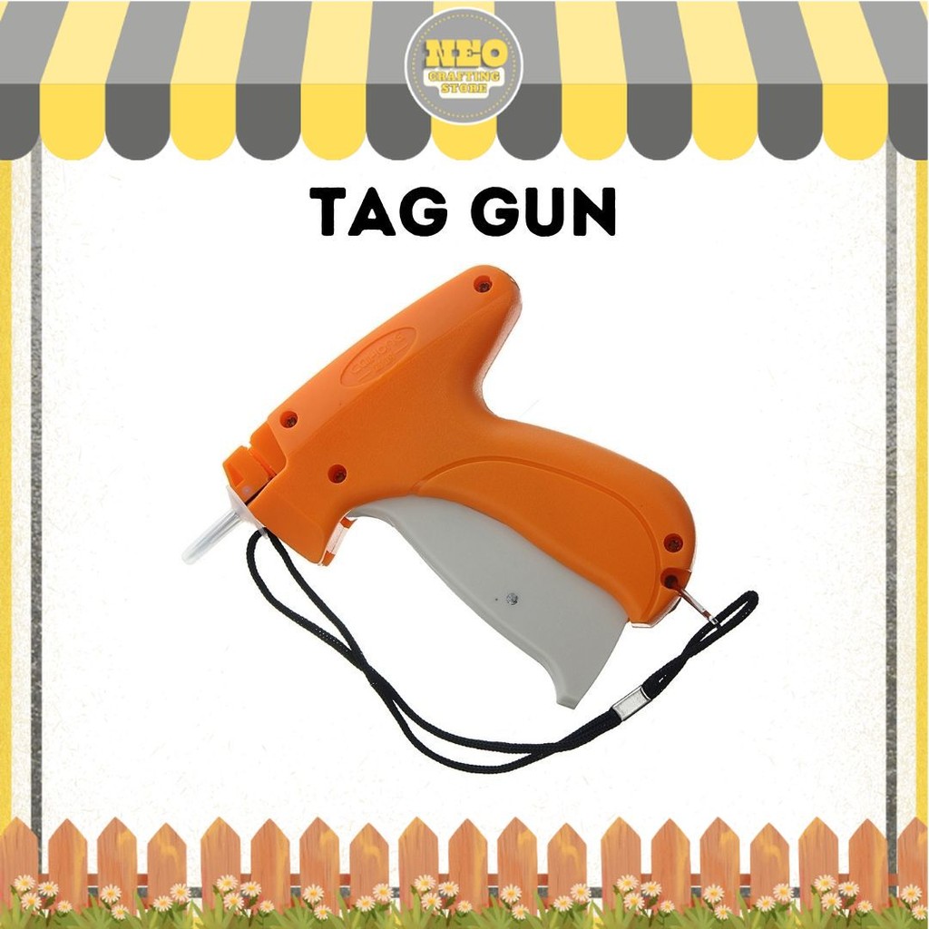 Tag Gun Tag Pin Tembakan Label Baju/Laundry/Kaos Kaki/Pakaian