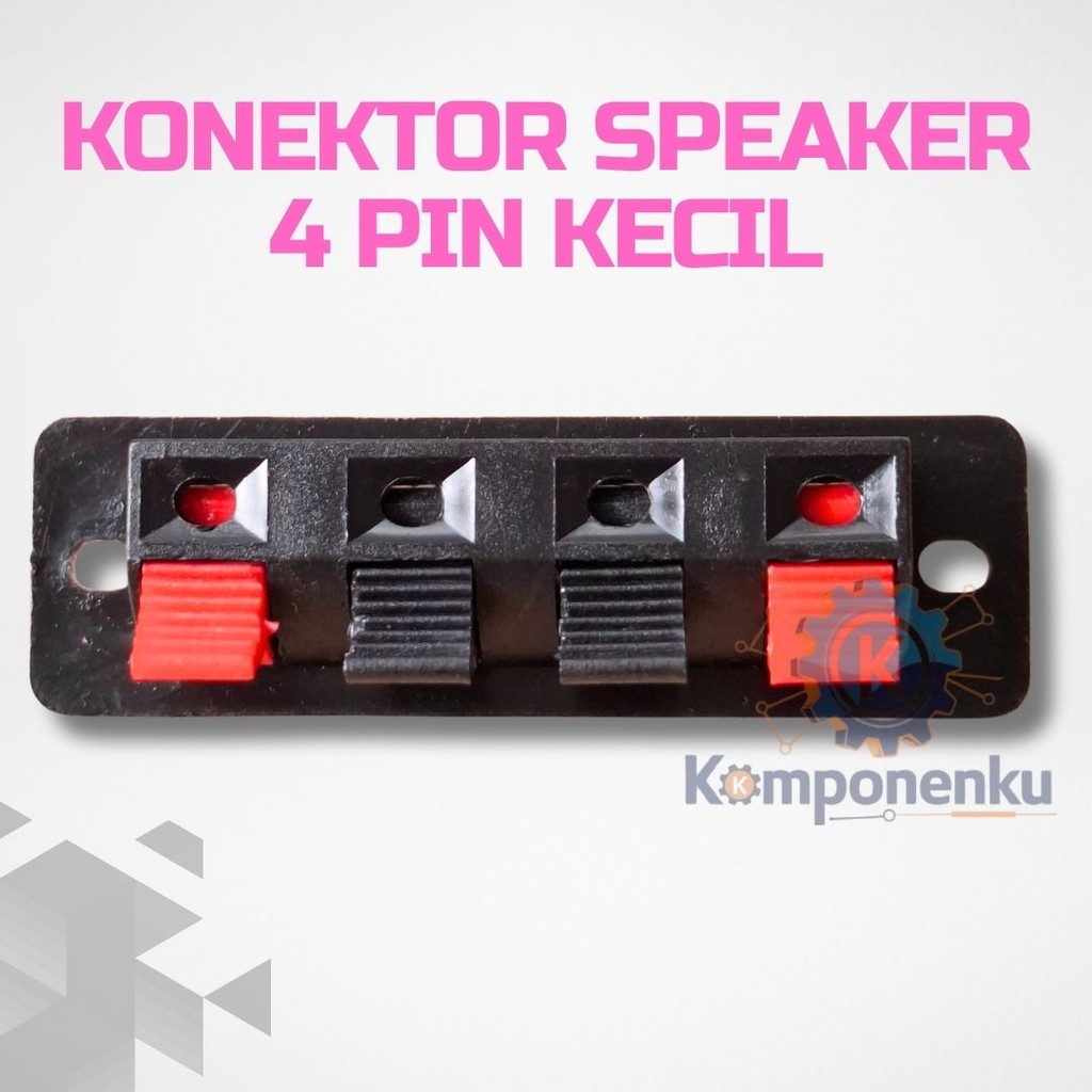 Konektor Speaker 4 Pin Kecil – Terminal Audio Kompak