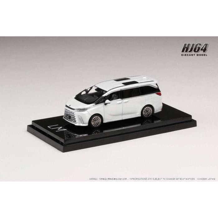 1/64 HOBBY JAPAN DIECAST LEXUS LM 350H 7 SEATER SONIC QUARTZ (LHD)