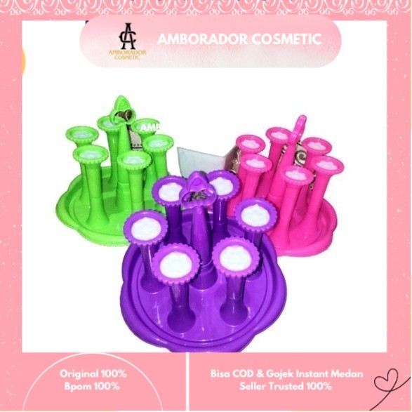 MH - Stand Glass tatakan gelas Daisuki 6 lubang