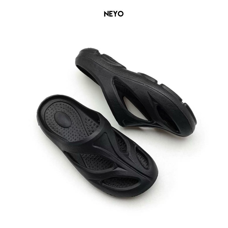 NEYO - Sandal Slide Shanti Pria Wanita Size 36-45 - Sandal Slip On - Sandal Selop - Sandal Karet