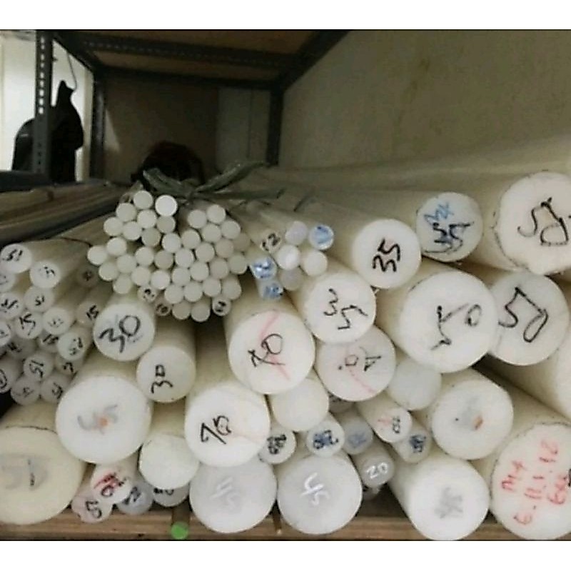 Pe Nylon rod diameter 8mm panjang 1meter