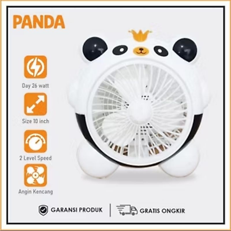 100% REALFICT kipas angin karakter PANDA