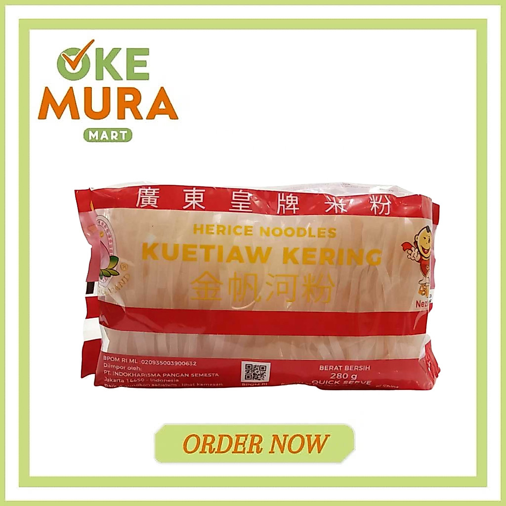XIAN TOU BRAND KUETIAW KERING DRY / HERICE NOODLES UKURAN 280 GRAM / KWETIAU MENTAH KERING DAN ENAK