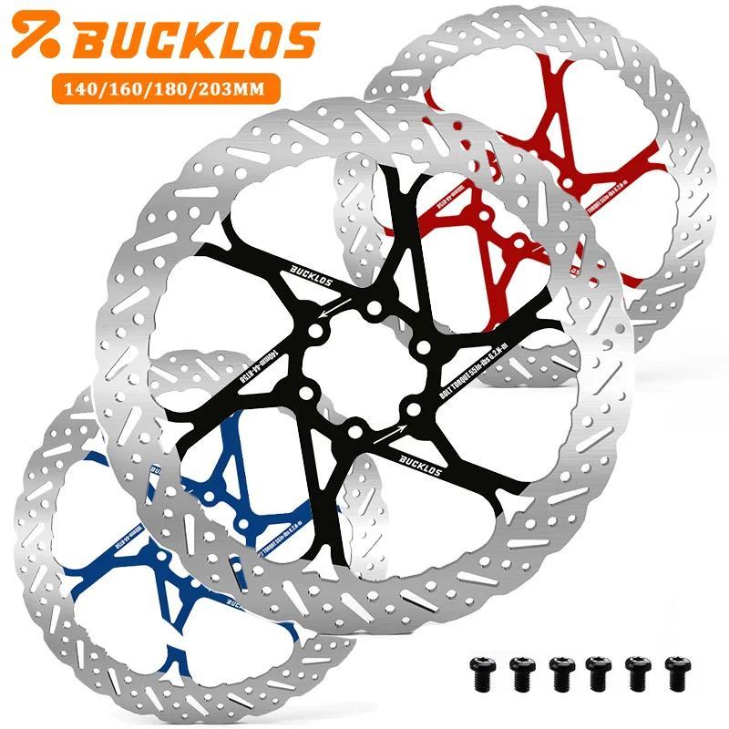Rotor Rem Cakram Sepeda BUCKLOS 140/160MM, Rotor Sepeda Gunung 180/203MM, Rotor Rem Cakram Hidrolik 