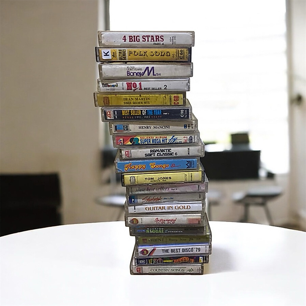 Kaset Pita TERMURAH Original Vintage Koleksi – Boney M, Dean Martin, Tom Jones, Henry Mancini, Disco