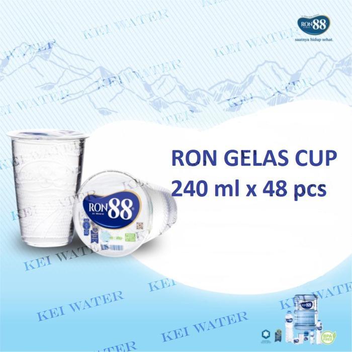 RON 88 GELAS KEMASAN CUP 240 ML ( 1 dus isi 48 cup )