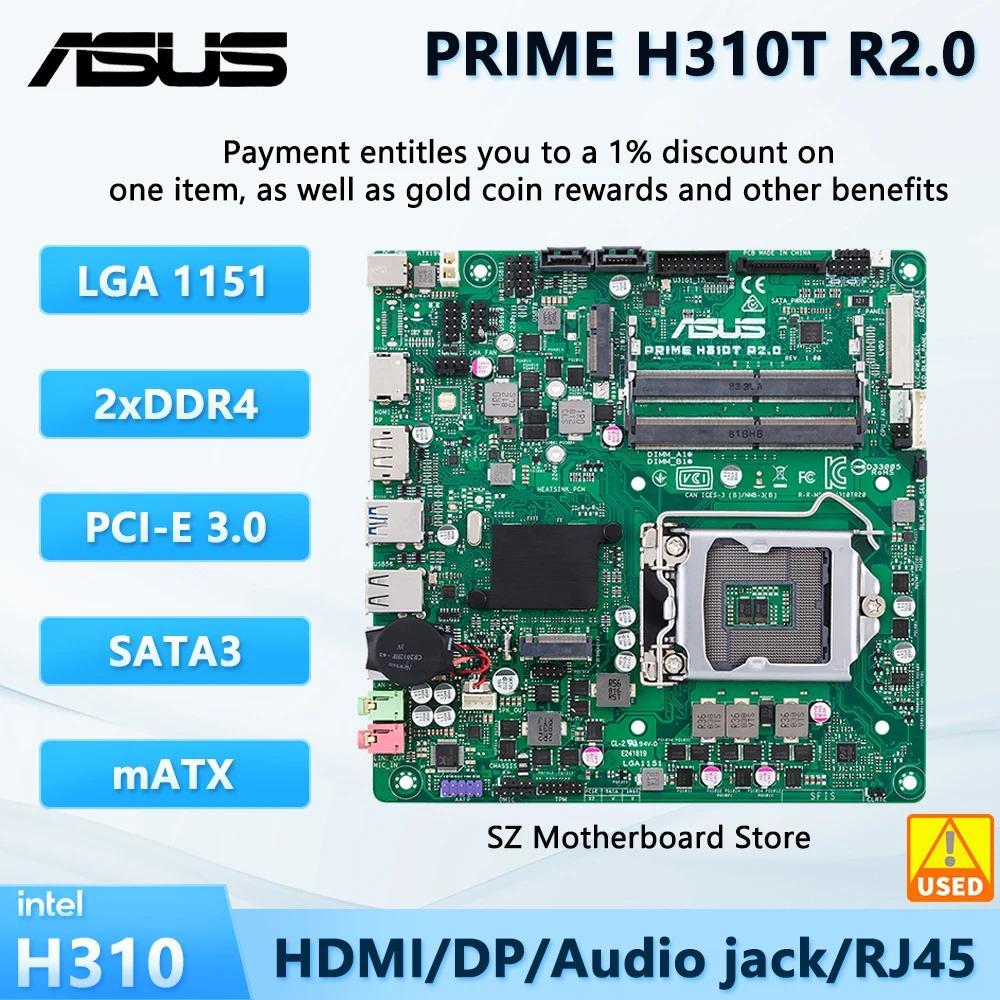 ASUS PRIME H310T R2.0 Mini ITX Motherboard Intel H310 LGA 1151 Support CPU Intel I7/I5/I3 8700 8100 
