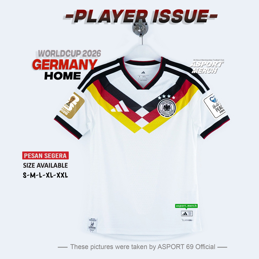 ASMERCH PLAYER ISSUE JERMAN HOME WCUP 2026 PI JERMAN 26