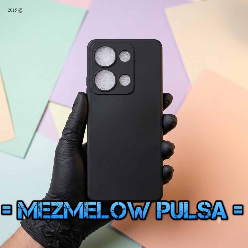 Silicone Case Cover Bludru Bahan Anti Noda Softcase XIAOMI REDMI NOTE 13 PRO 4G / XIAOMI POCO M6 PRO 4G