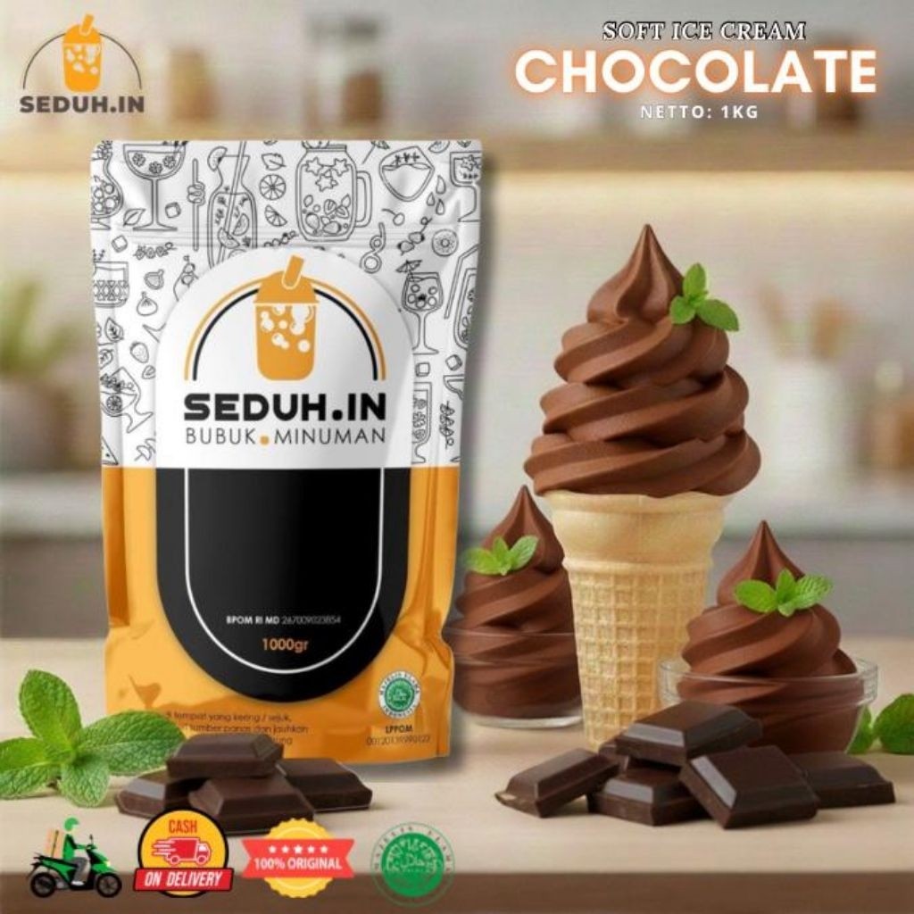 BUBUK ES KRIM CHOCOLATE  V3 PREMIUM 1000 gram