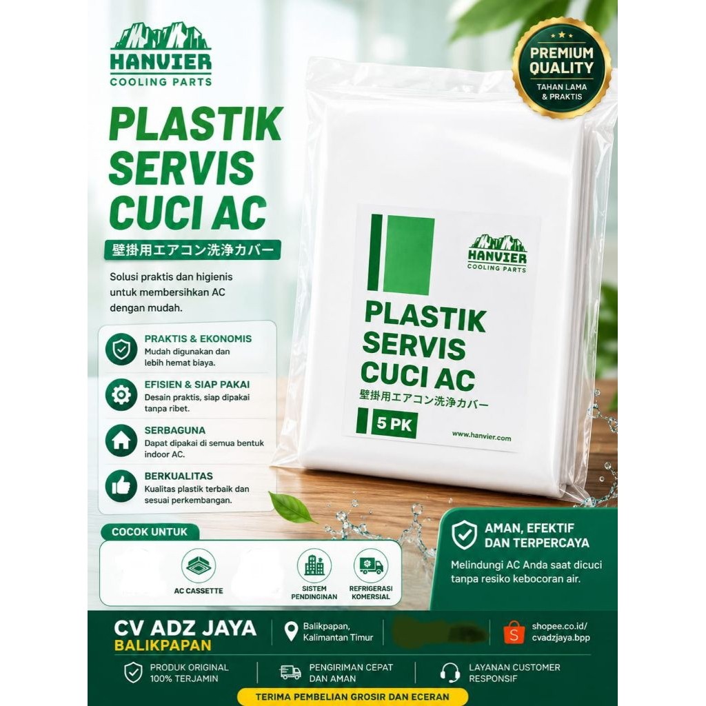 Talang Ac Cassette / Plastik Cuci Ac Cassette