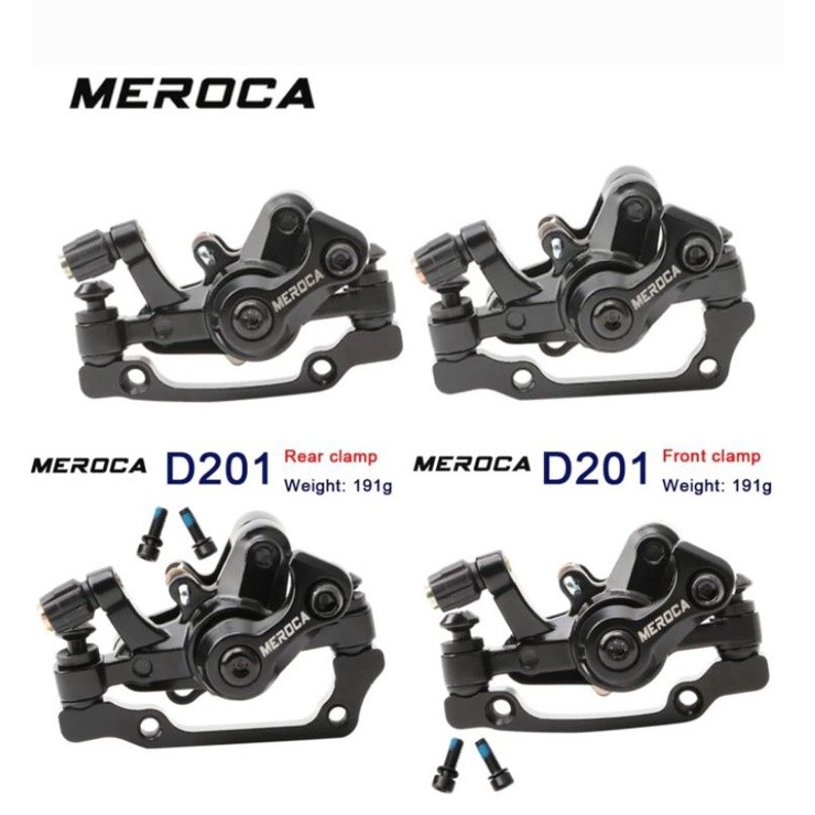 (Lunax70) Meroca Kaliper Sepeda Rem Cakram Mekanik Kaliper Disc Brake Sepeda