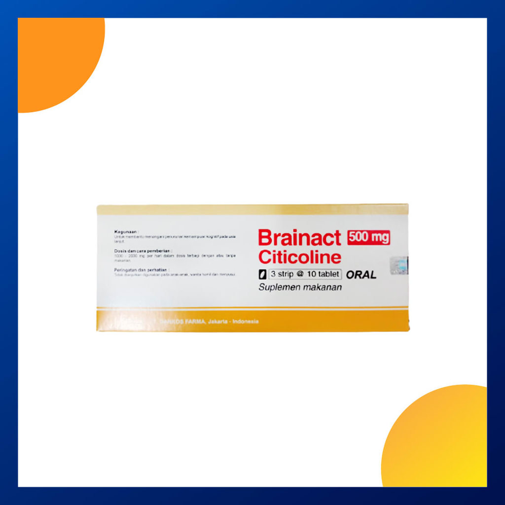 Brainact 500 Mg Box 30 Tablet