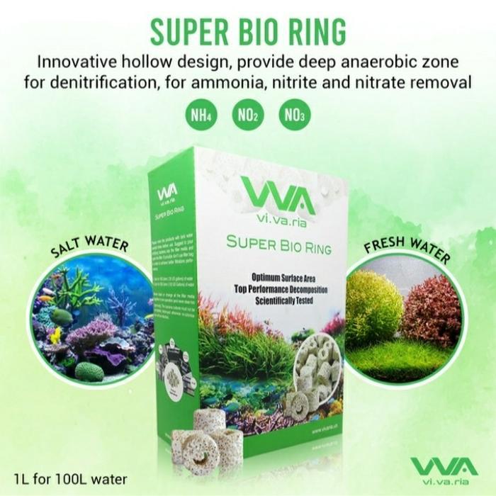 vivaria super bio ring (media bacteria aquascape/air tawar)