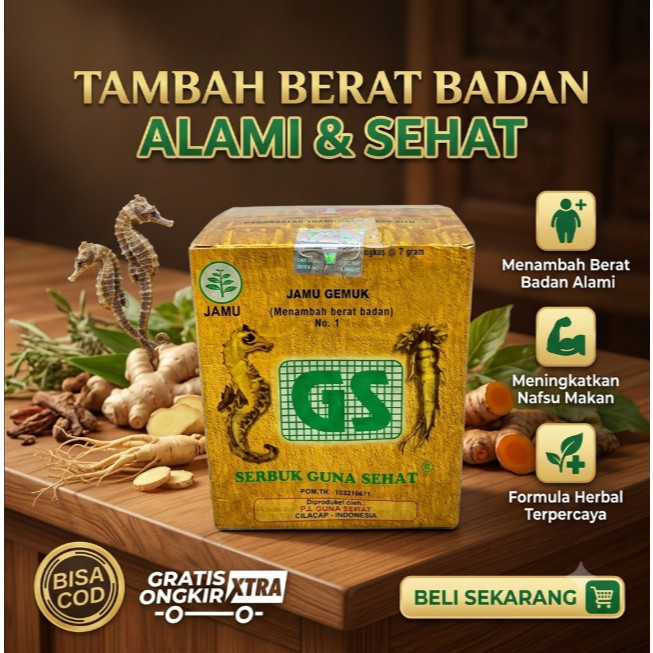 Gemuk Sehat   GS no 1 Kapsul Original