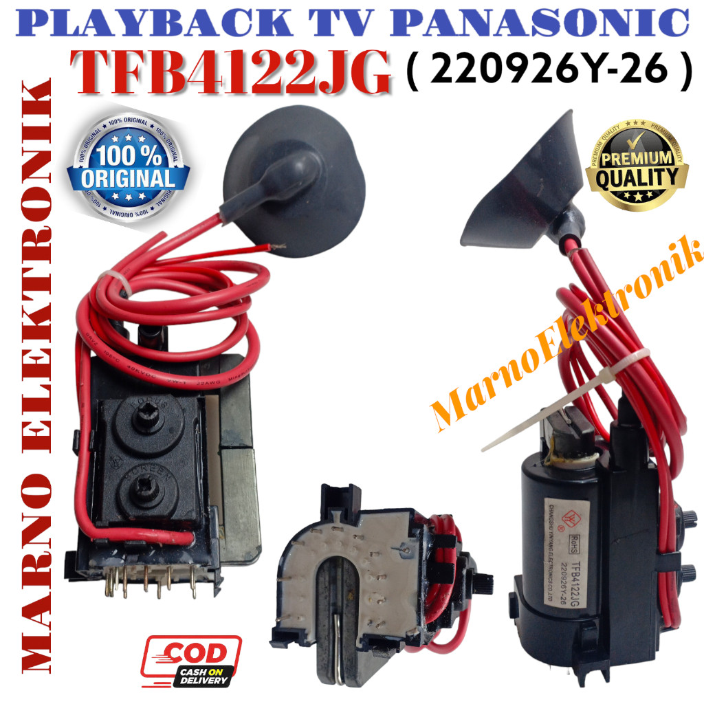 PLAYBACK TV TOSHIBA TFB4122JG 220926Y-26 PLYBACK TFB 4122JG FLYBACK TFB4122 JG ASLI ORIGINAL ORI    