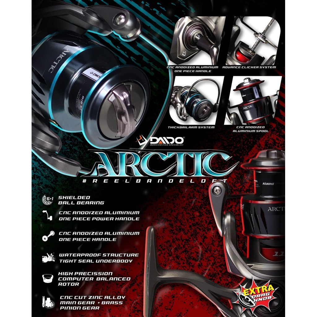 SUPER SALE REEL DAIDO ARCTIC - REEL SPINNING CASTING JIGGING
