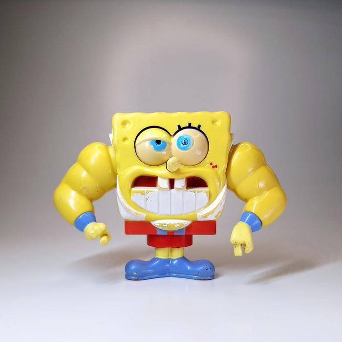 Figure SpongeBob SquarePants - SpongeBob Body Builder KFC, Chaki Kids Meal