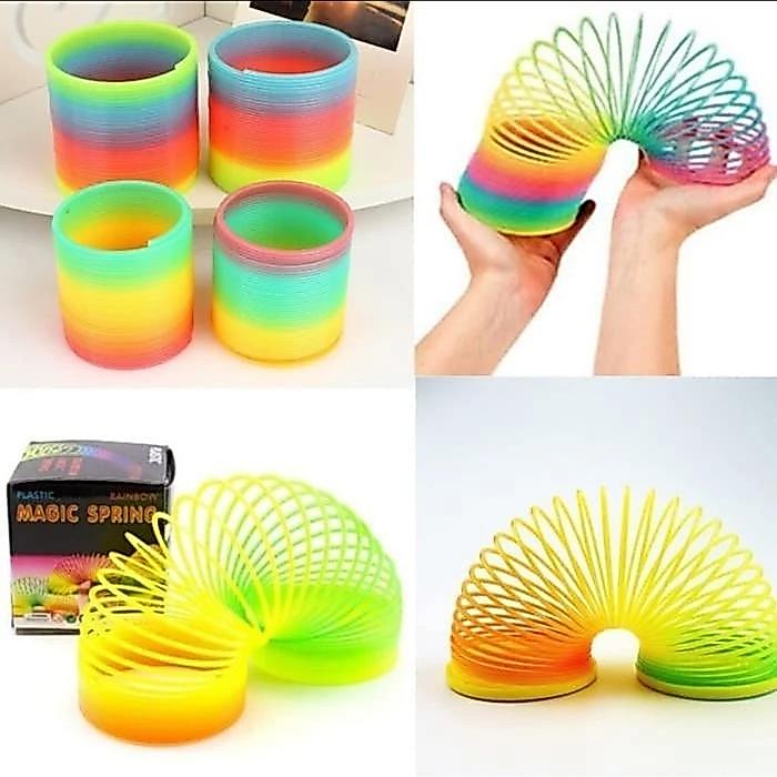 MAINAN SPRING RAINBOW PER PEGAS SPIRAL SLINKY MAGIC SPRING
