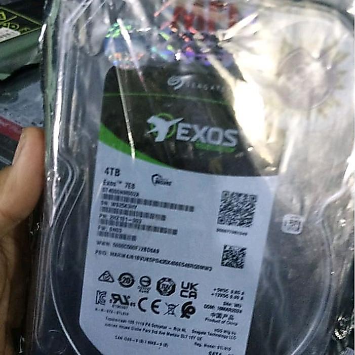 Seagate Enterprise / Server HDD 4TB - Seagate Exos - Garansi RESMI