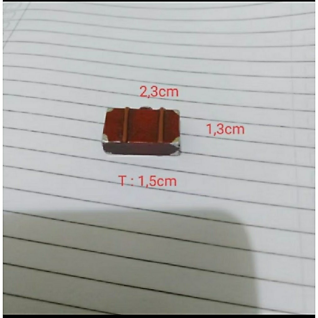 Miniatur Tas Koper Jadul Bahan Resin