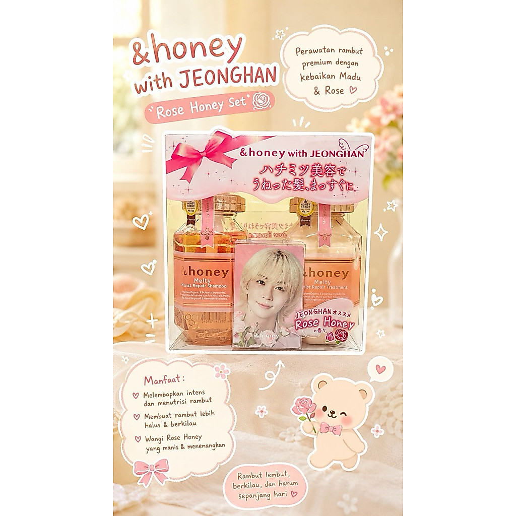 & Honey with Jeonghan Rose Honey Set