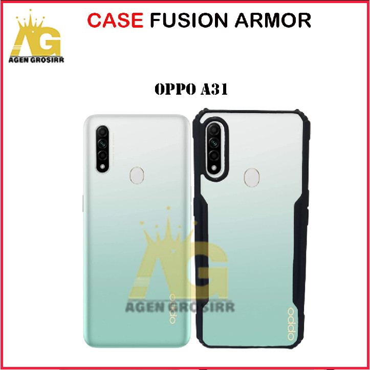 SOFTCASE FUSION ARMOR OPPO A6X A6 PRO A1K A3S A5S A7 A11K A12 F9 A5 2020 A9 2020 A16K A16E A31 2020 