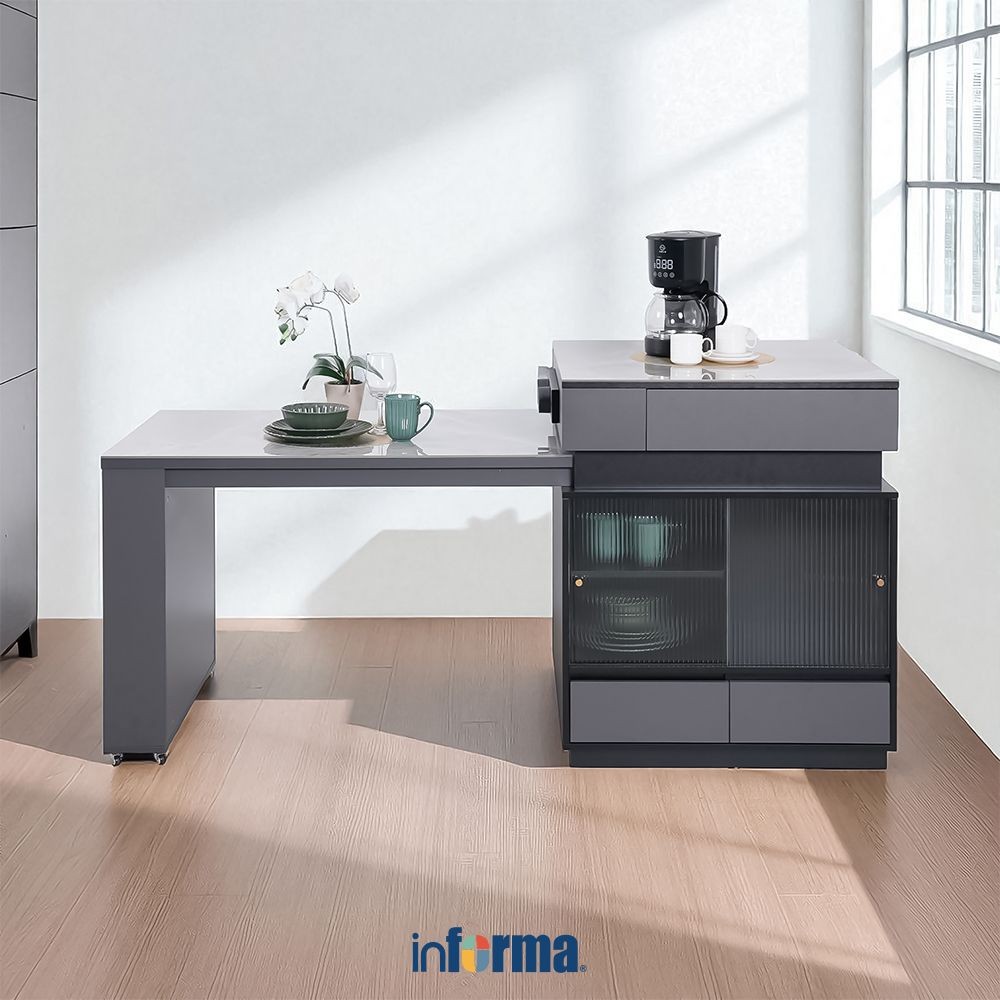 Informa Tyrion Meja Dapur Kitchen Working Table Meja Masak Serbaguna Cooking Desk Furniture Dapur