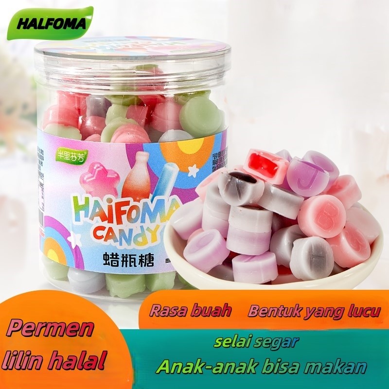 

HALFOMA Permen lilin, 50g/kaleng Bentuk hewan baru, produk baru, promosi diskon lebih lezat