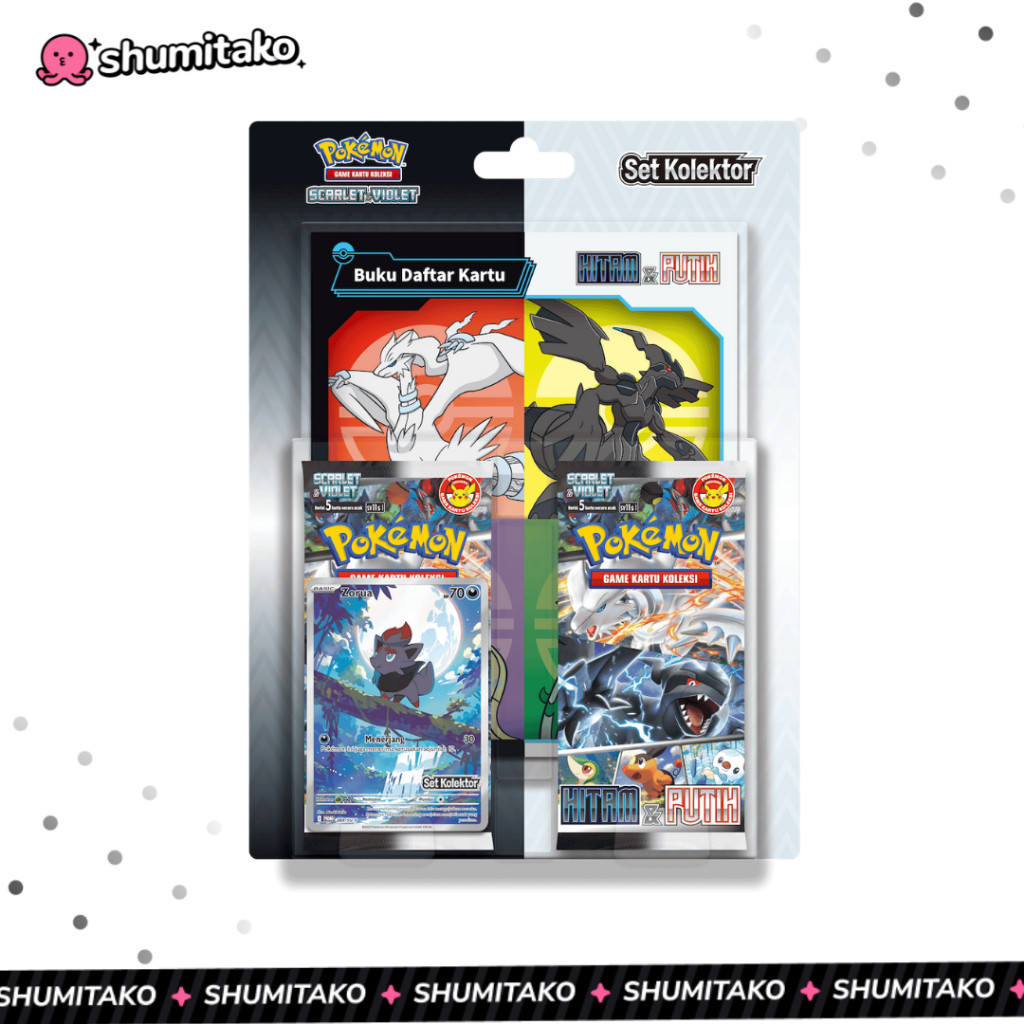 Kartu Pokemon TCG Indonesia SV11S Hitam Putih Set Kolektor