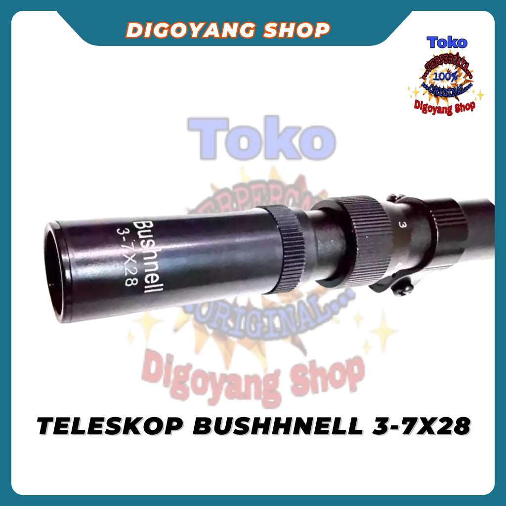 TELESKOP Bushnell 3-7x28 Hakko 3-9x40  Bushnell 4x20 Tahan Getaran Berkualitas