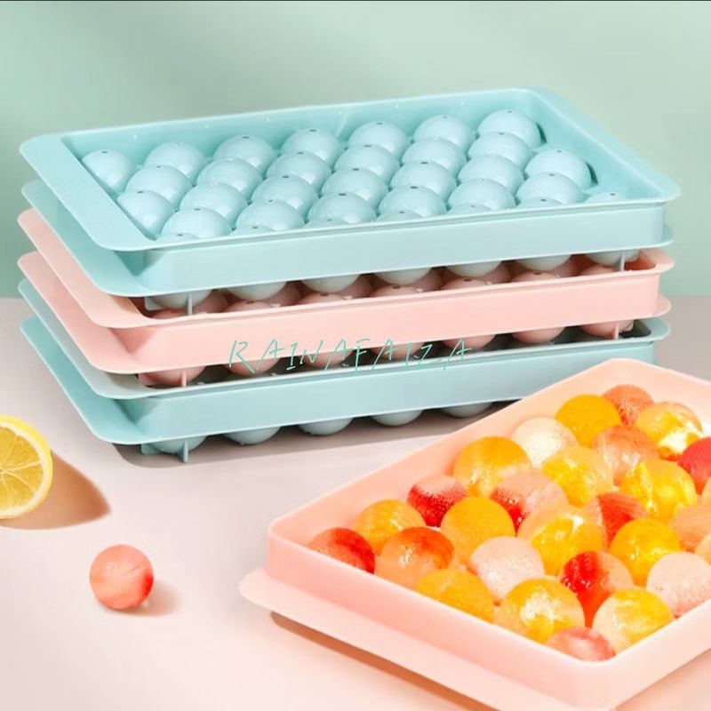 Cetakan Es Batu Viral Ukuran Besar 20 x 12,3 cm || Cetakan puding 33 Lobang || Cetakan puding buah