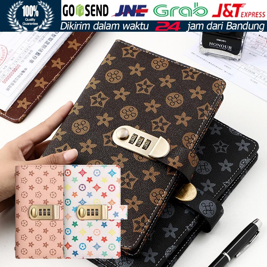

Buku Tabungan Uang Tunai dengan Kunci Password / Dompet Koin PU Leather Anti Maling / Organizer Keuangan & Tabungan Harian untuk Rumah Tangga