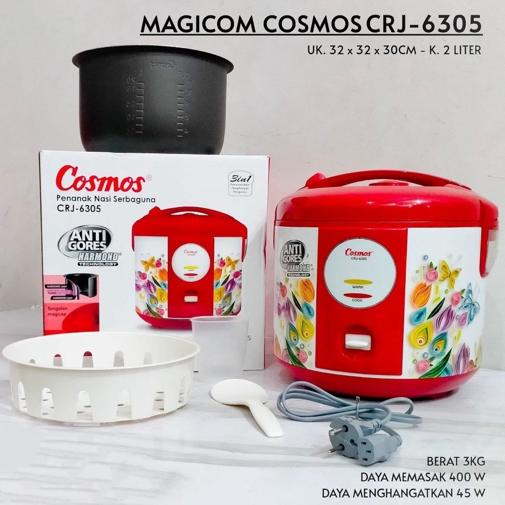 Magic Com Cosmos Harmond 2 Liter Crj 6305