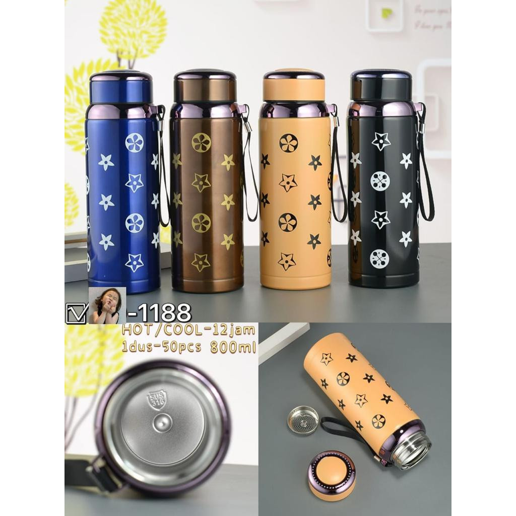 Termos Vacum LV 800ML Tahan Panas 12 Jam /Termos Panas Dan Dingin